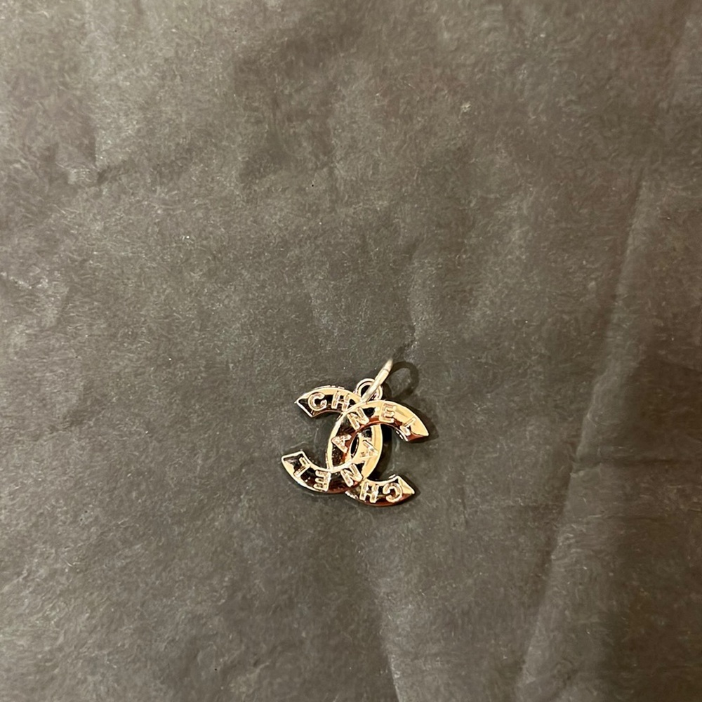 Upcycled Chanel Button Pendant